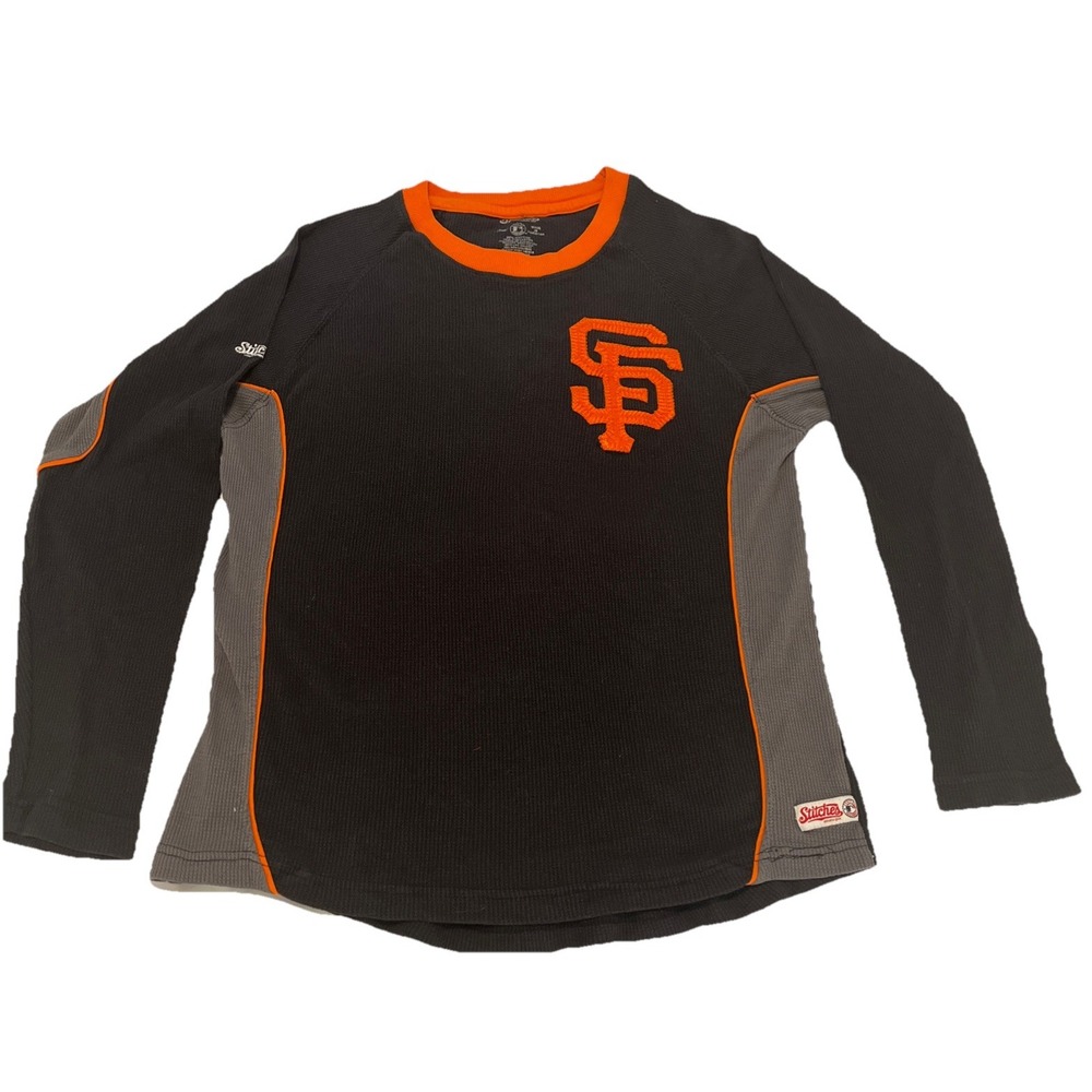 San Francisco Giants Women's Shirt Long sleeve Thermal Jersey Stitches Size L